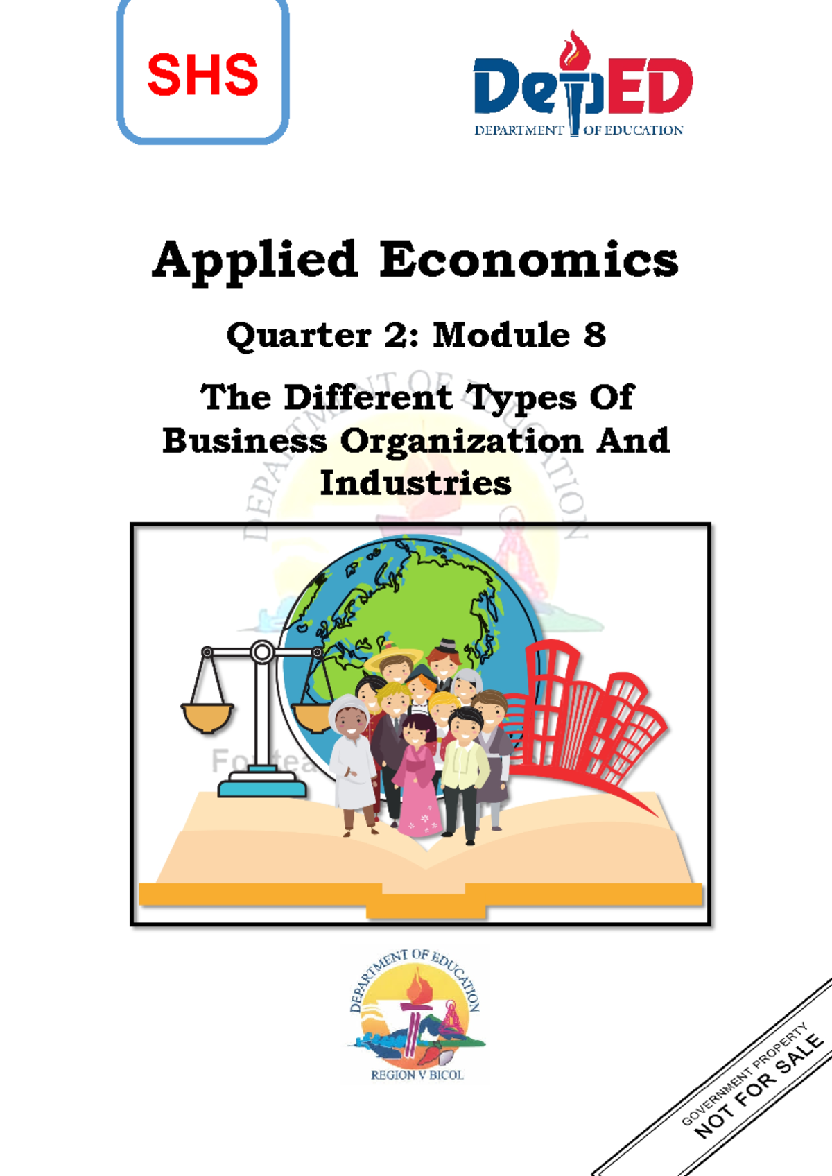 Q2 Applied Econ: Module 8 - Types of Business Org. & Industries - Studocu