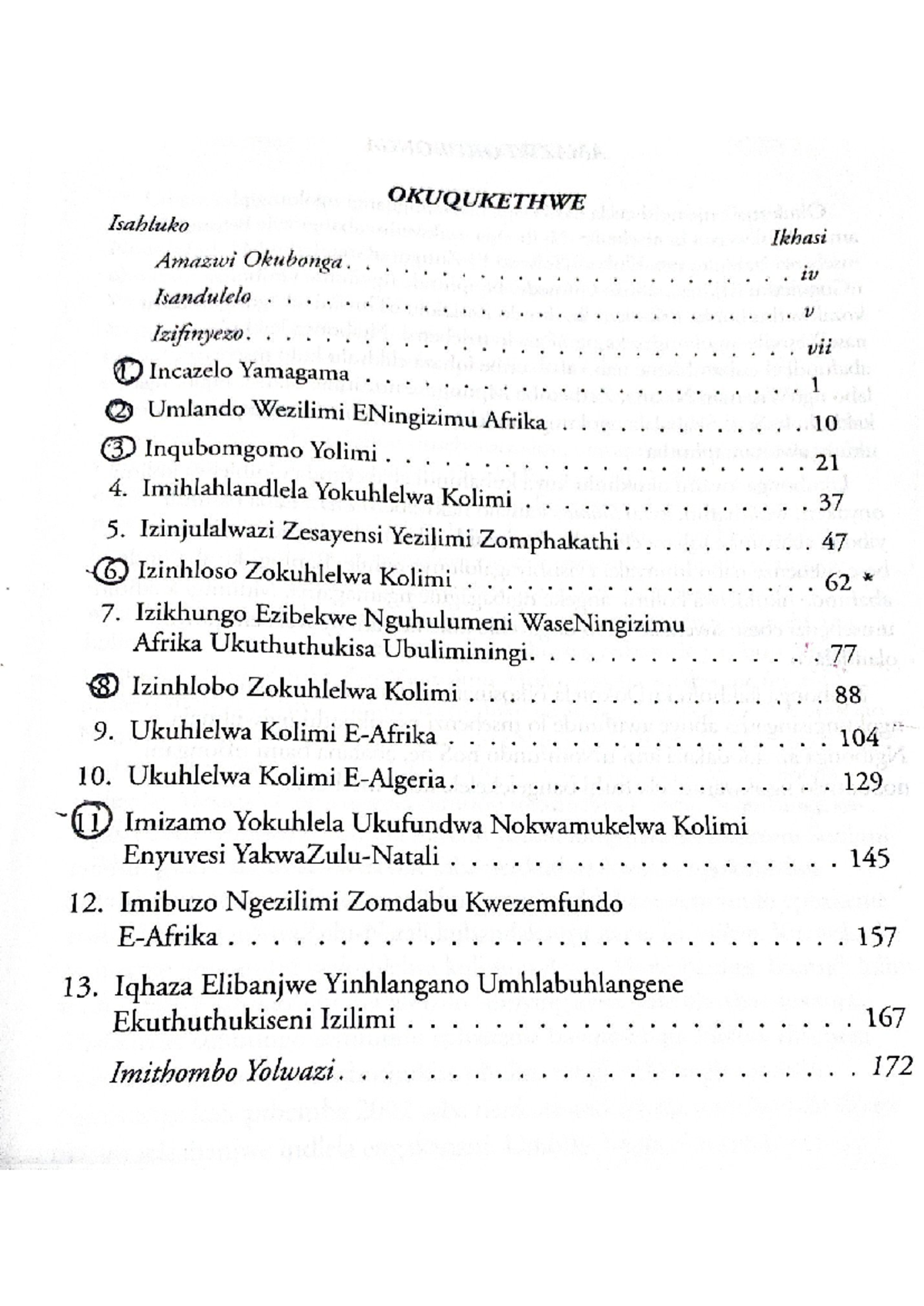 Ukuhlelwa Kolimi: Izifundo Nezincazelo Zokuhlola - TIS C Gralbf - Studocu