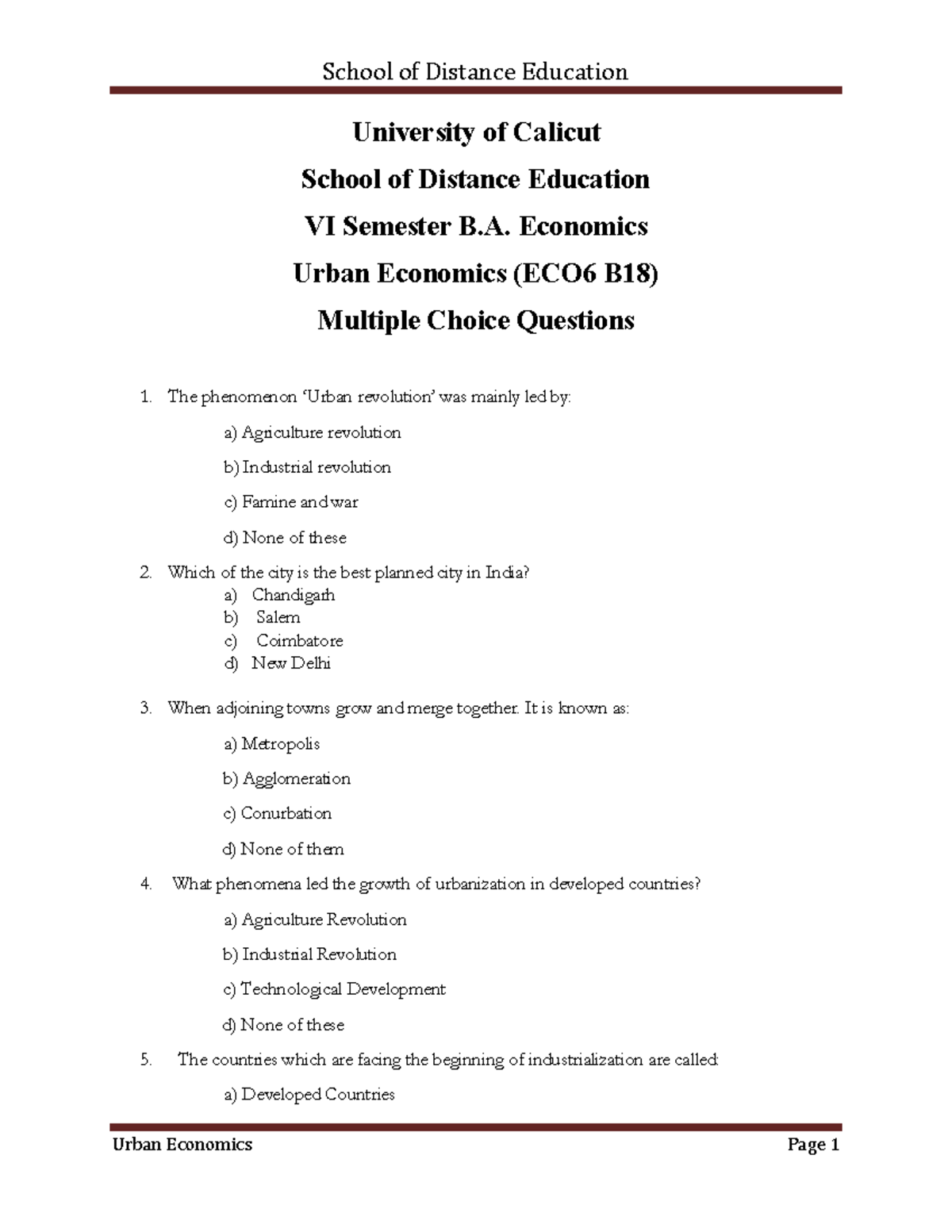 Now 80 - This is distance education multiple choice questions in 2018 ...