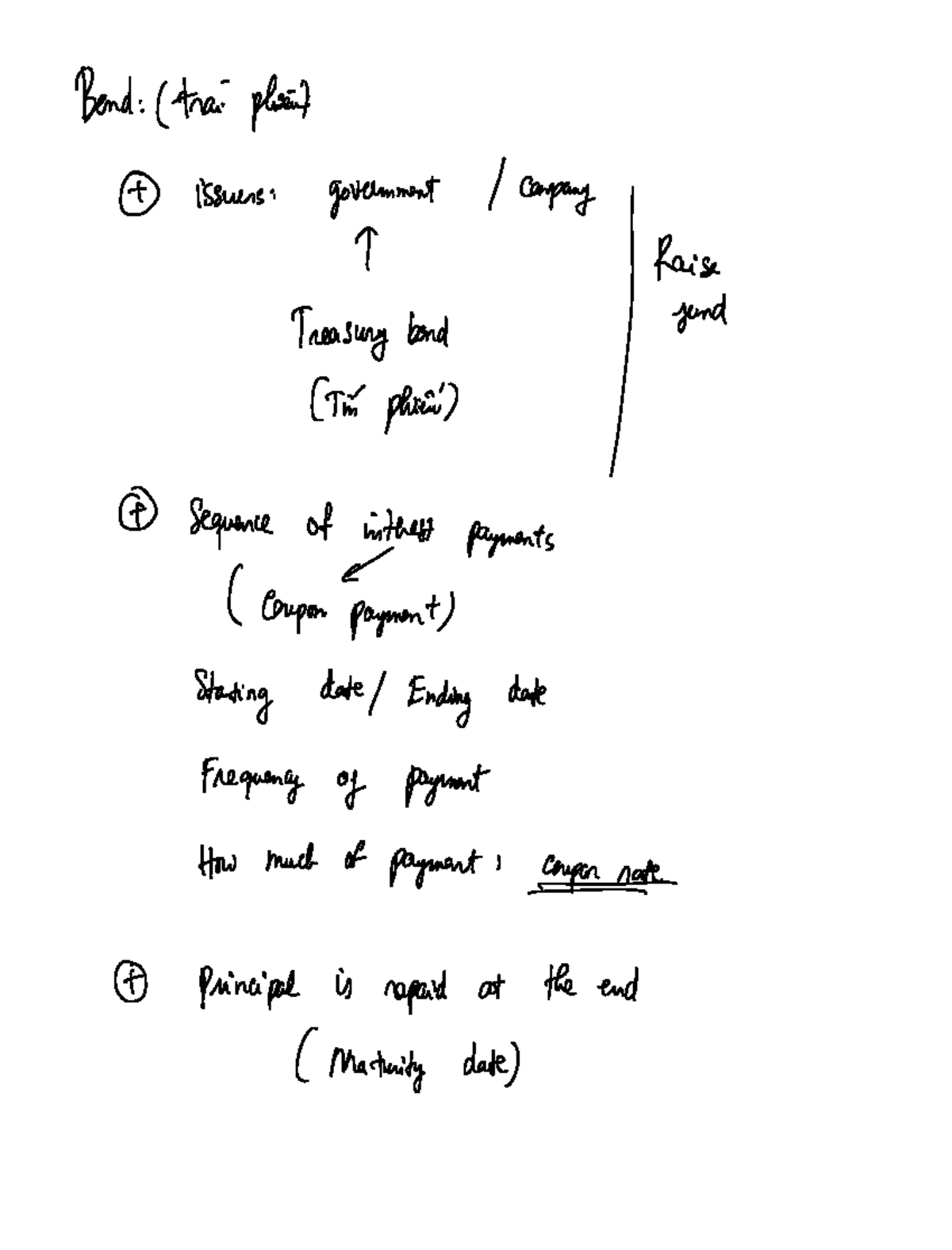 Bend: Government Issuers & Treasury Bond Payment Notes (MATH) - Studocu