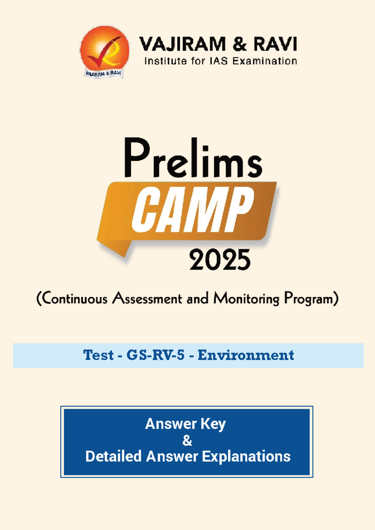 EVT RVT 2025 Test Environment Answer Key & Detailed Explanations - Studocu