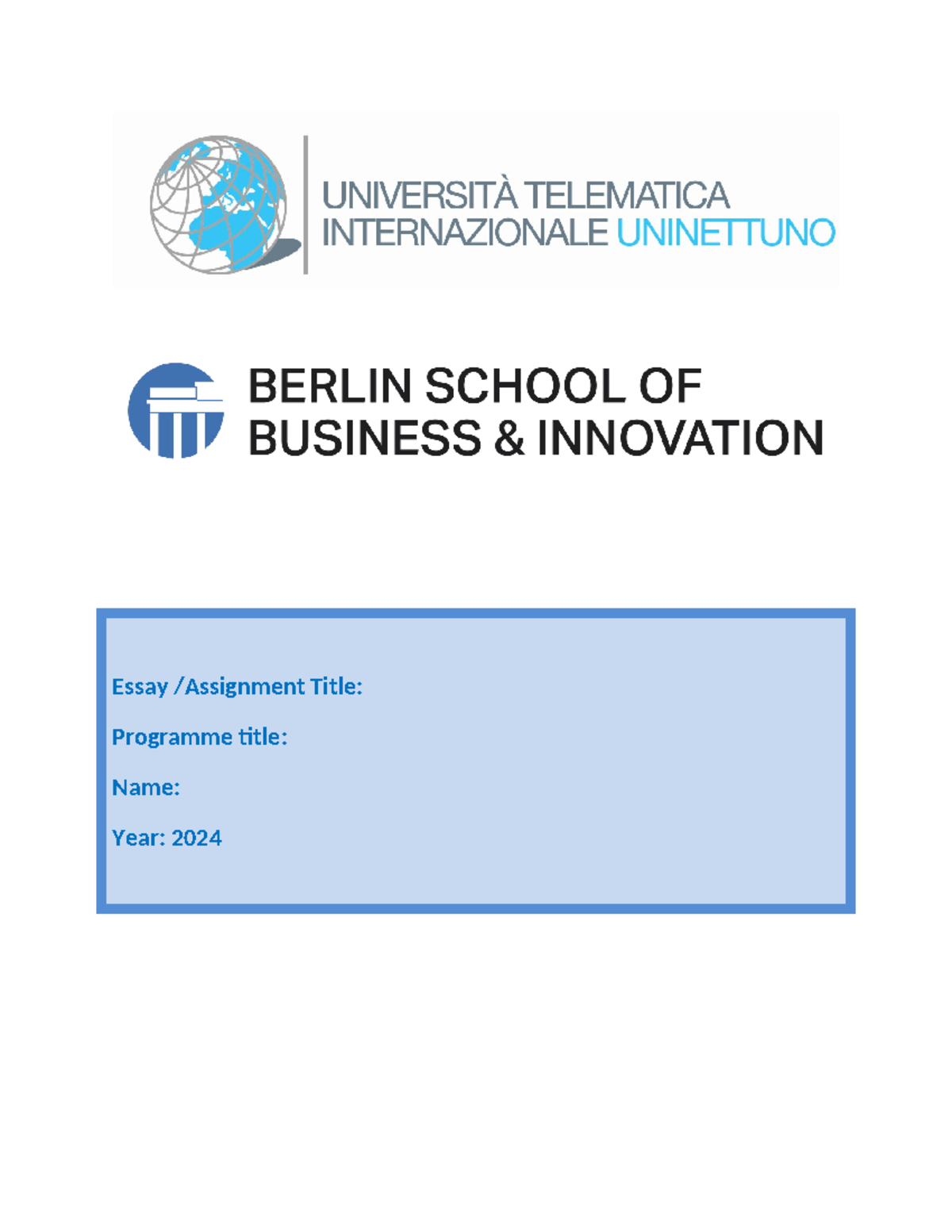 Essays Template for BSBI UTIU: Capital Budgeting & Risk Assessment ...