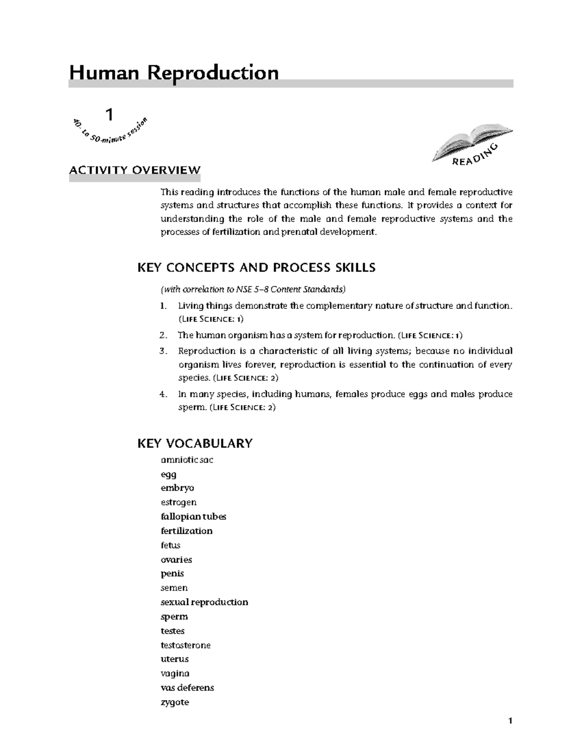 Human Reproduction Overview: Functions & Processes (IO 40 1 5 0) - Studocu