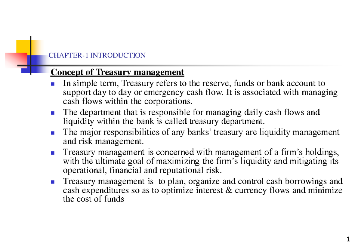 Treasury Management: Concepts, Functions, and Principles Explained ...