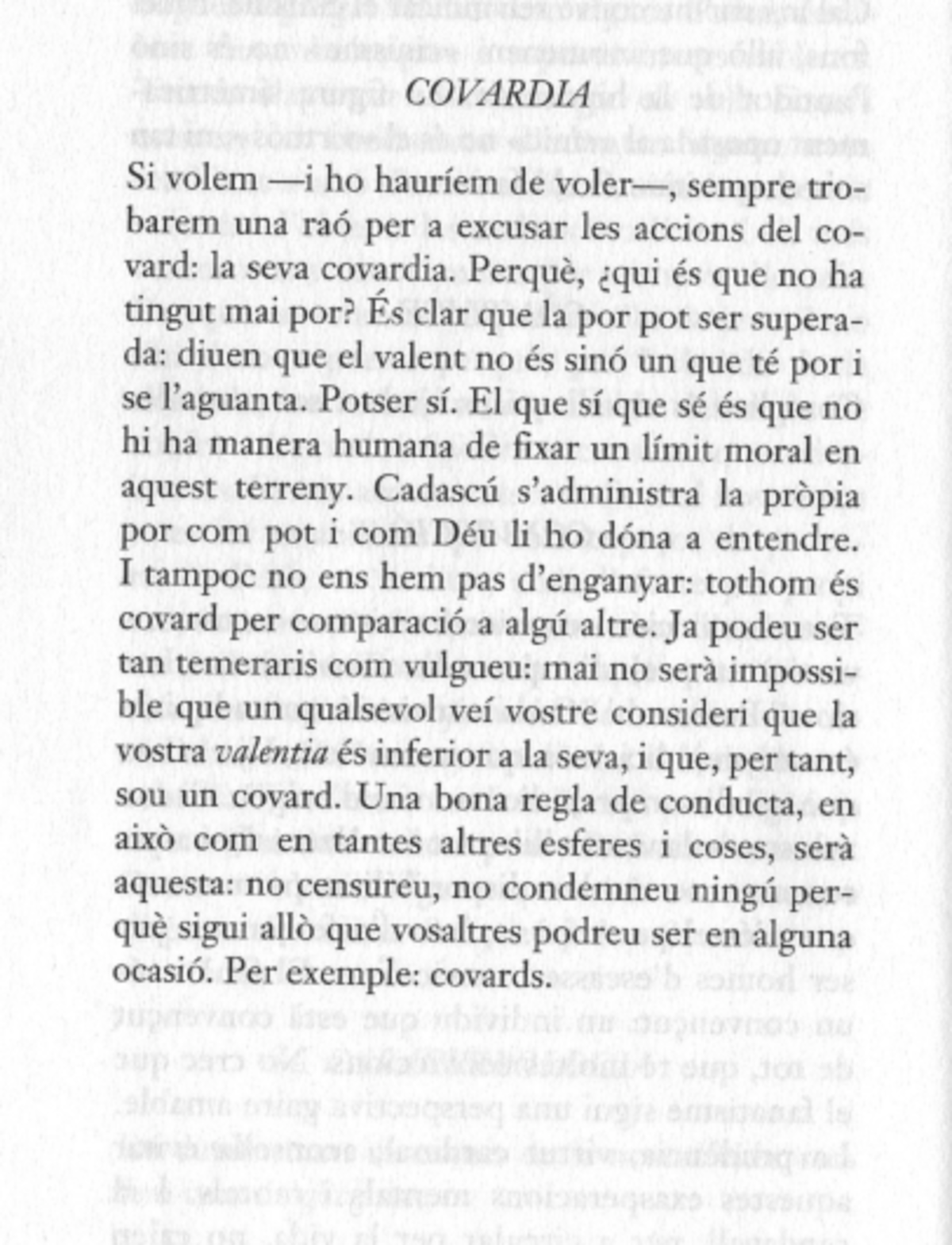 Covardia: Text Analysis of Joan Fuster's Works - Studocu