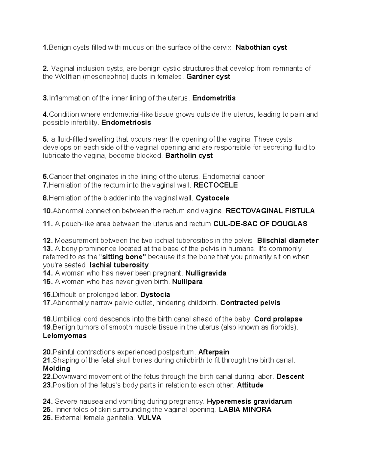 OB Final Exam Study Guide: Key Terms and Concepts - Studocu