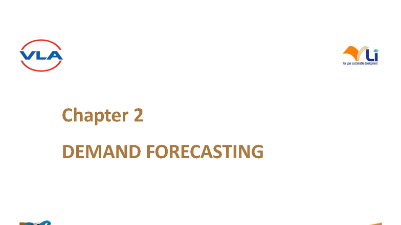Chapter 2: Demand Forecasting Techniques and Importance - Studocu