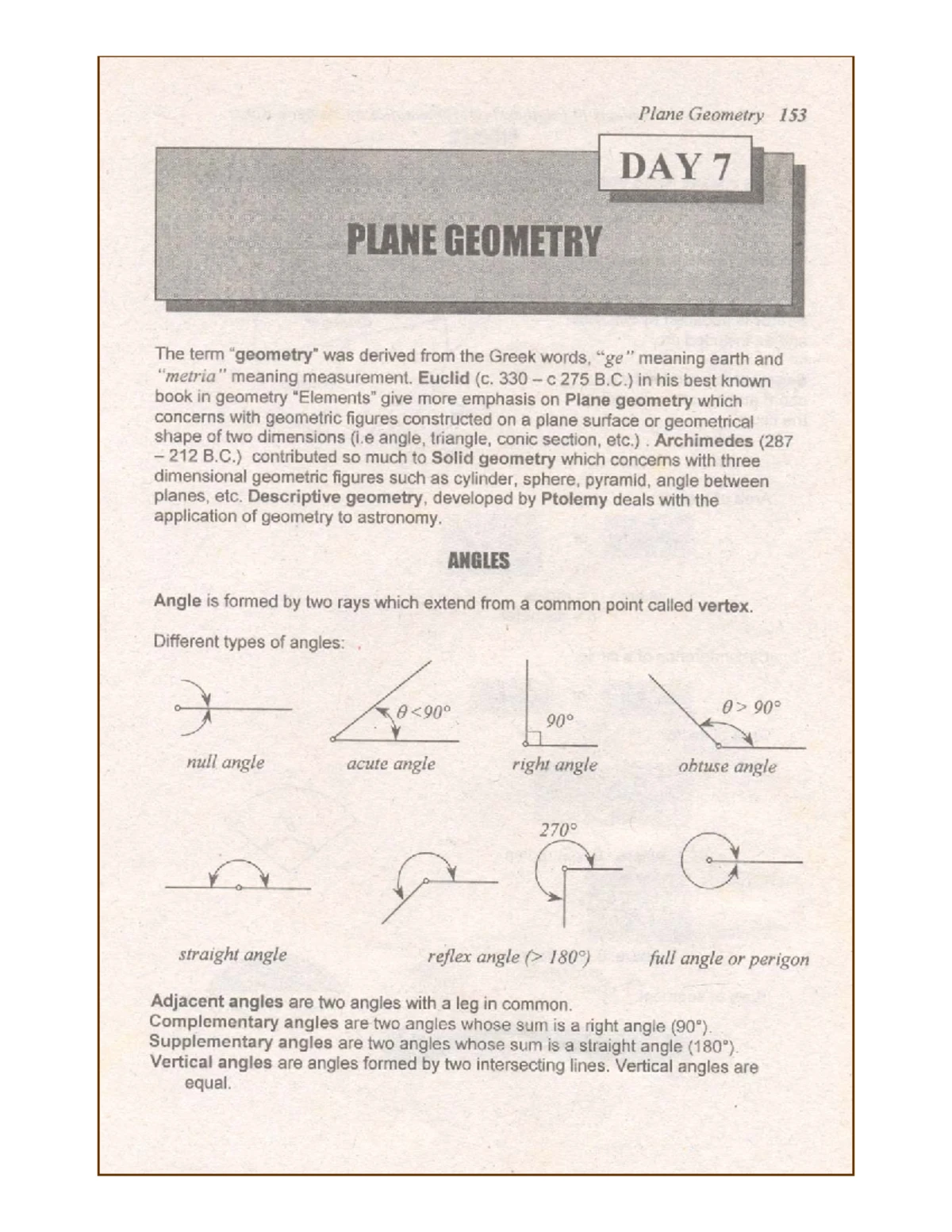 1001 - Solid Geometry: Essential Concepts and Theorems - Studocu