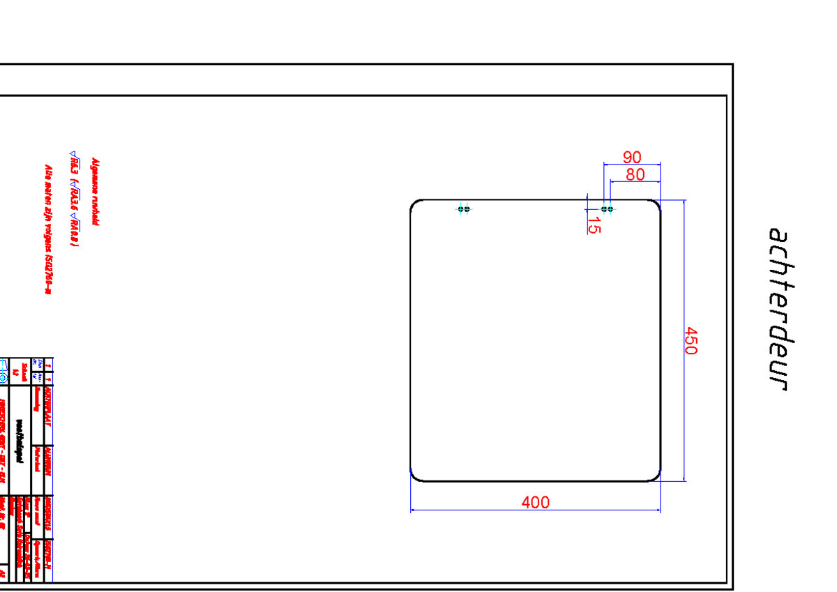 Pdf achterdeur - tekening - Technisch-Commerciële Vaardigheden ...