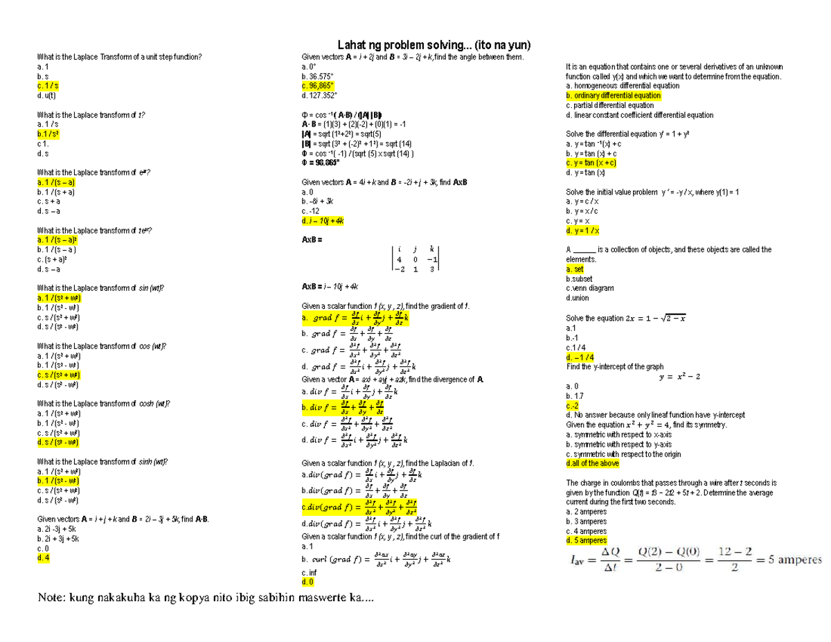 MATH - Coaching Elements 2: Problem Solving Techniques and Solutions ...