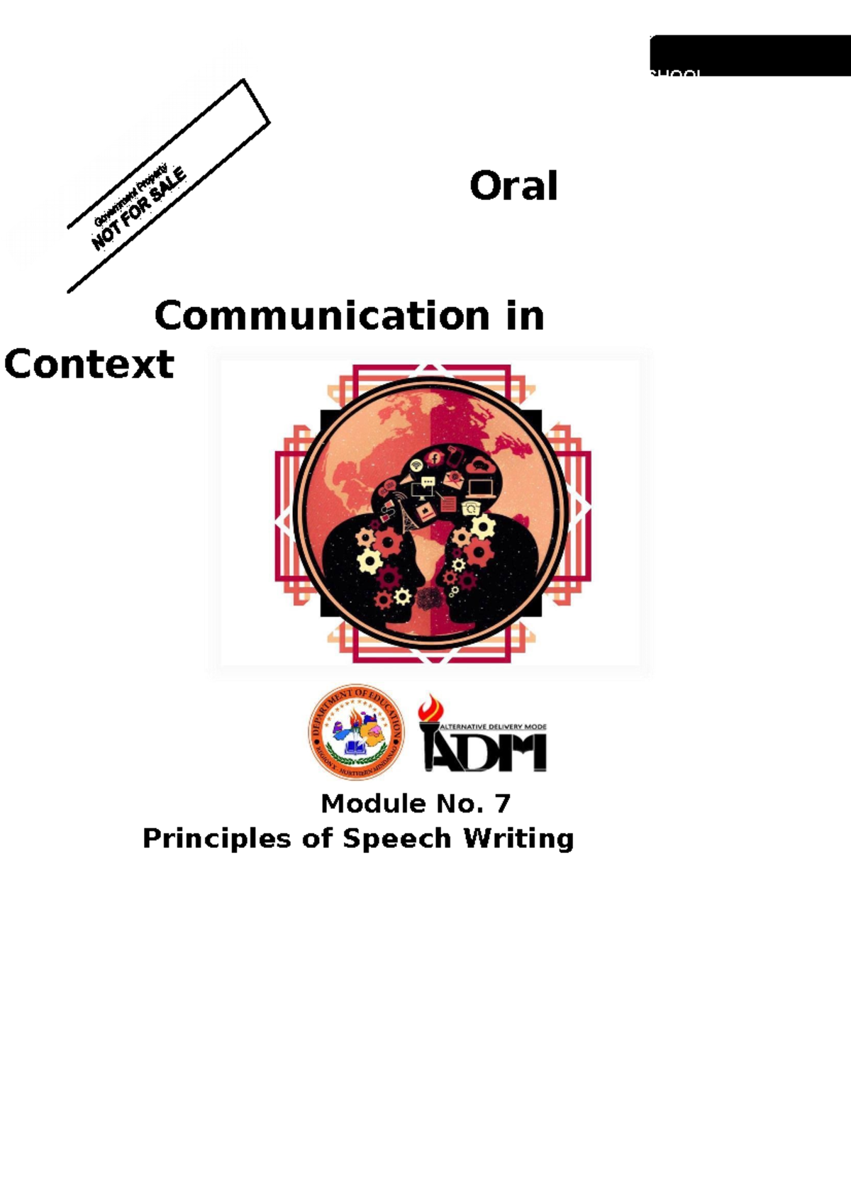 Oralcom Q2 Wk 7-8: Principles of Speech Writing Module Summary - Studocu