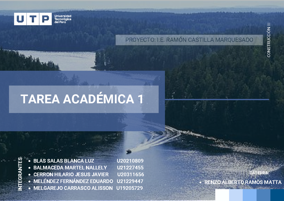 Construcción III - Tarea Académica I (2024-2) - Document Preview