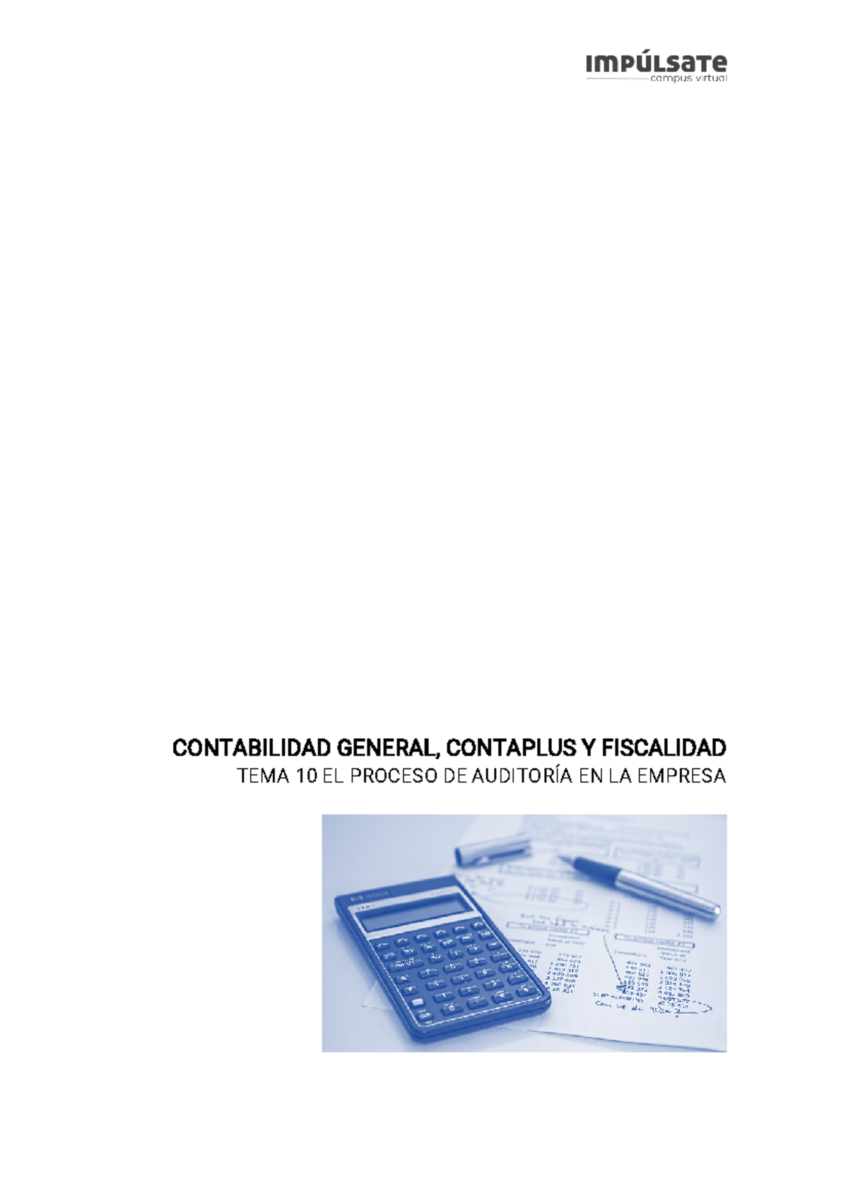 Tema 10 - Contabilidad general, contaplus y fiscalidad - CONTABILIDAD ...