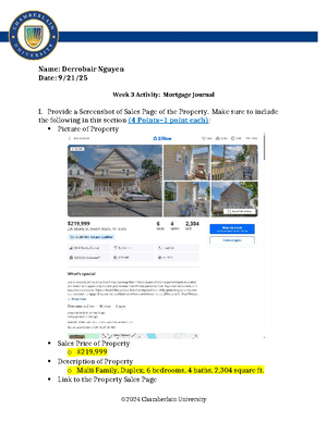 NR-103 - Chamberlain - Transition To The Nursing Profession - Studocu