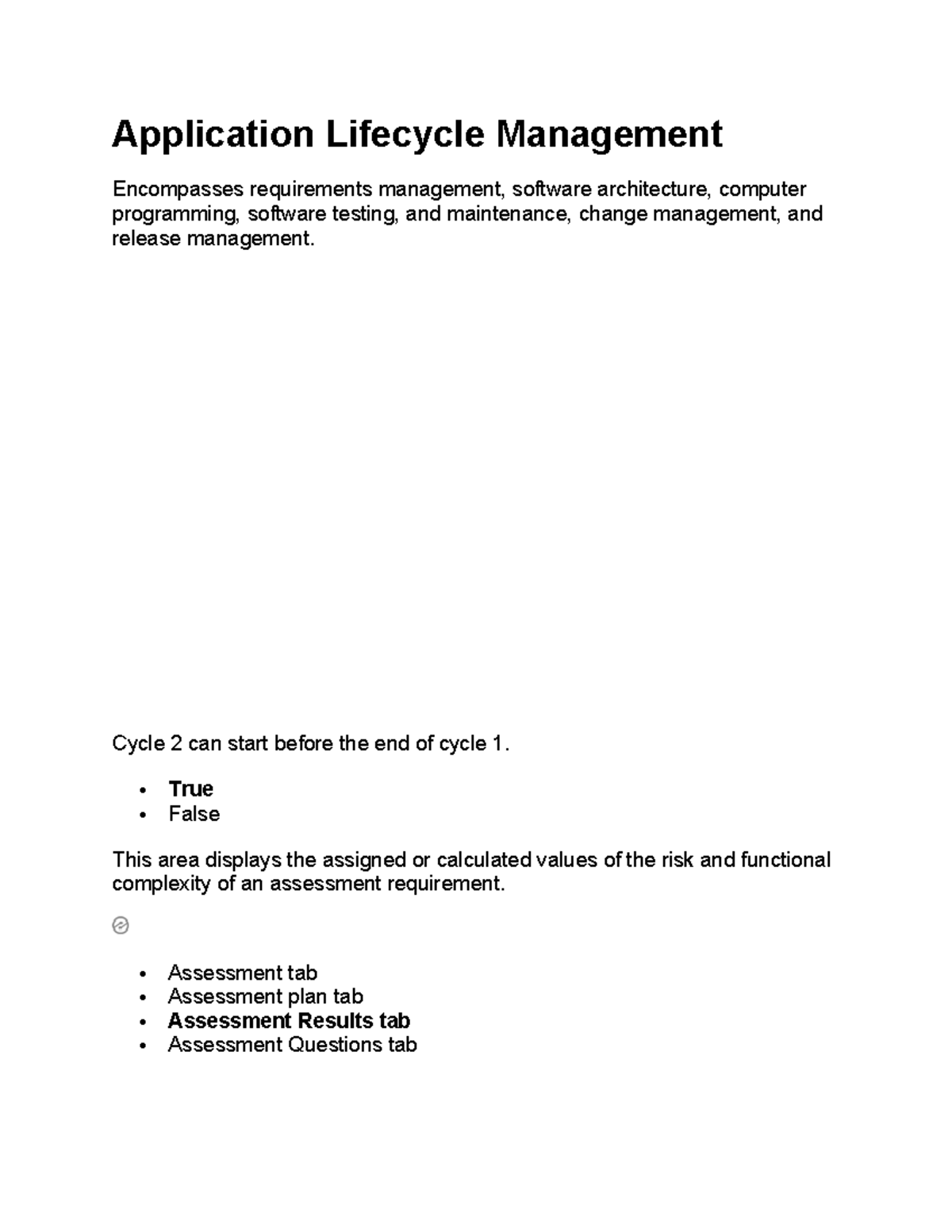 Application Lifecycle Management Notes (IT 101) - Studocu