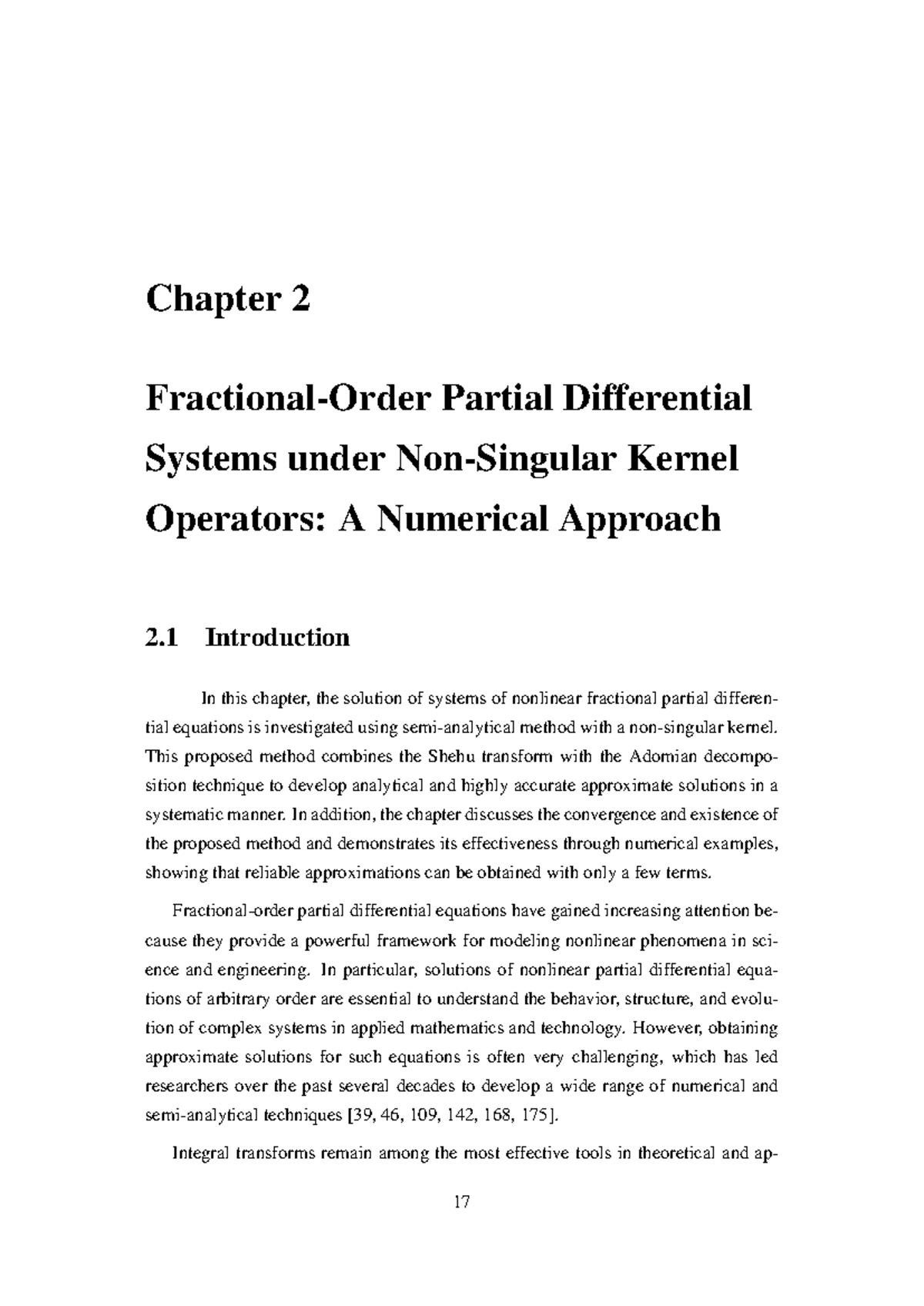 Chapter 2: Numerical Solutions for Nonlinear PDEs via Kernel Operators ...