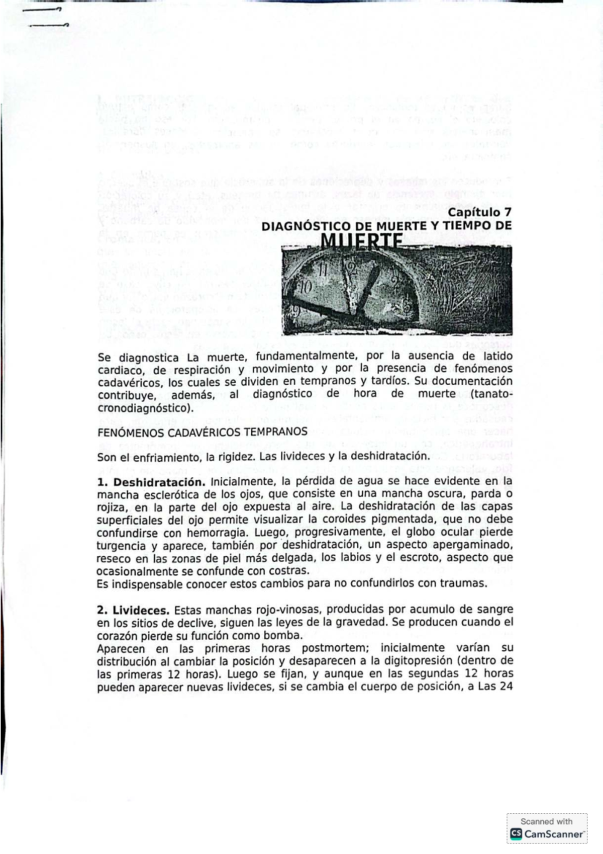 Capítulo 7: Diagnóstico de Muerte y Tiempo de Muerte en Medicina Legal ...