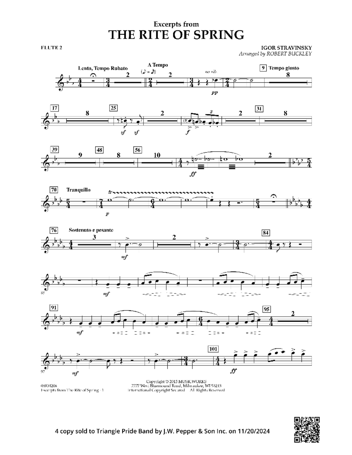 Riteof Spring Flute 2 - egtrshyytdhdtjntaegre - BIOL 1121 - Excerpts ...