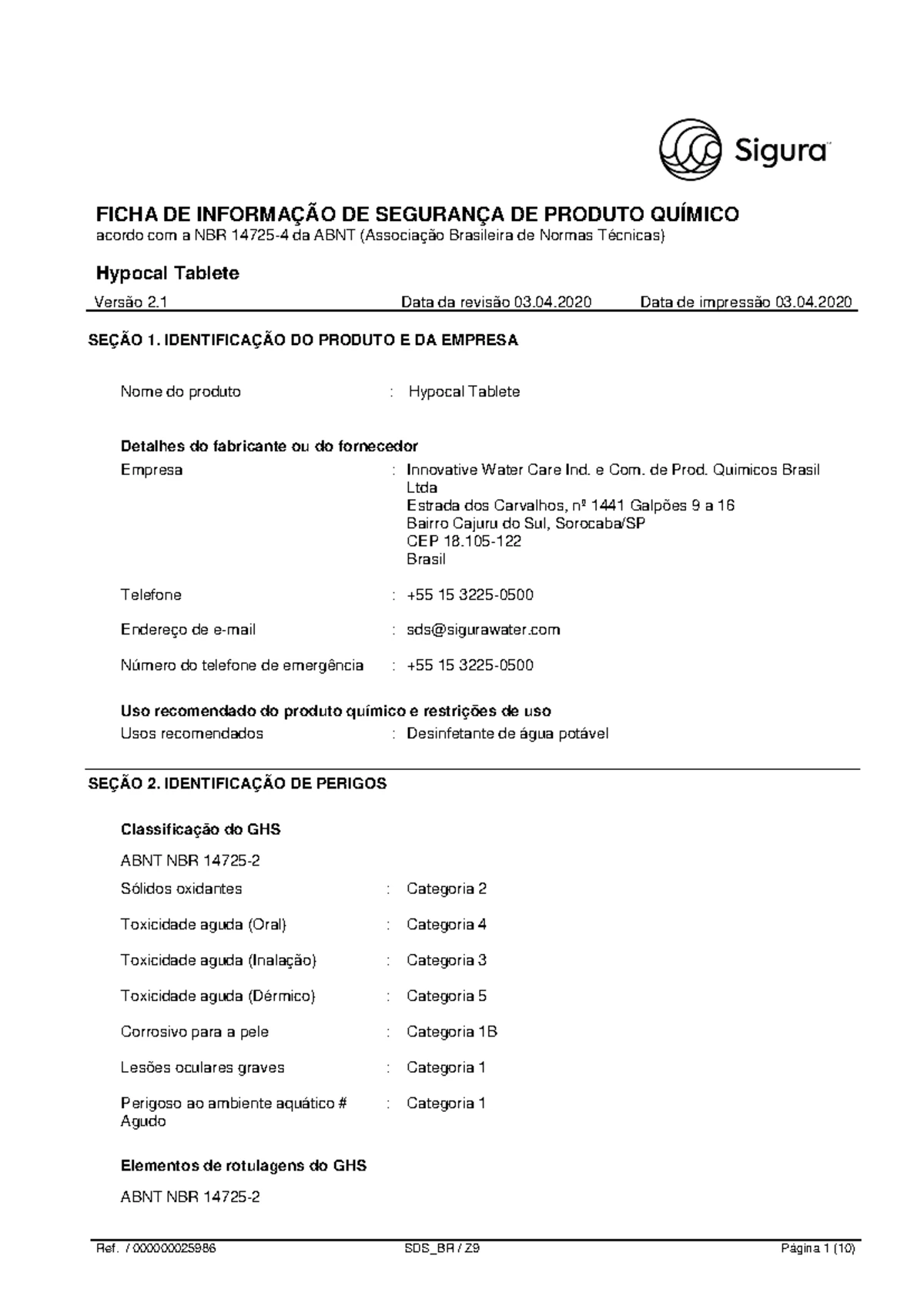 FISPQ - MAZA ESMALTE INDUSTRIAL CORES: Segurança e Manuseio - Studocu