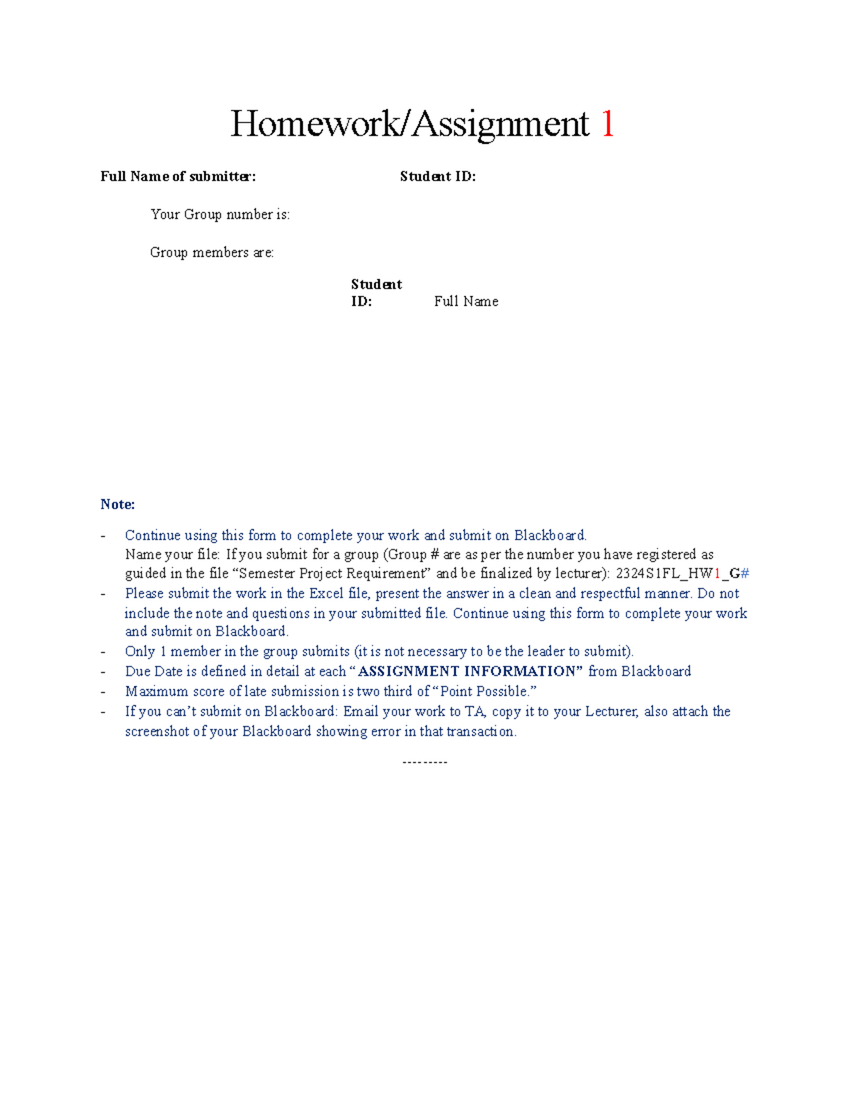 2324S1FL HW1 - facility layout homework 1 - Homework/Assignment 1 Full ...