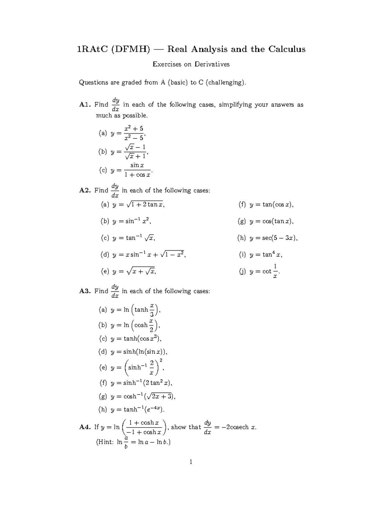 Derivatives Practice Questions - 1RAtC (DFMH) Exercises and Solutions ...
