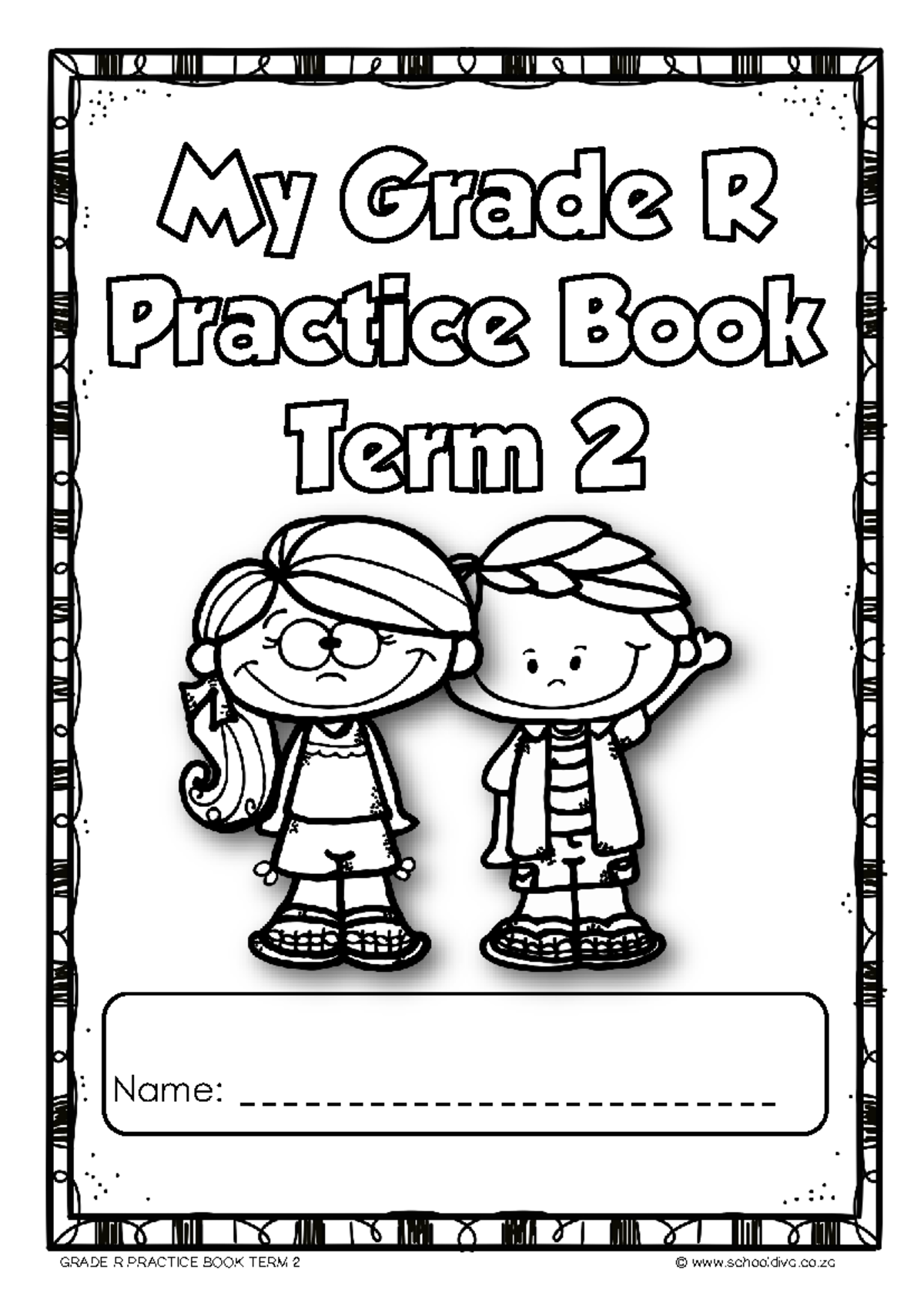 GRADE R PRACTICE BOOK TERM 2: Drawing, Writing, and Shapes Activities ...