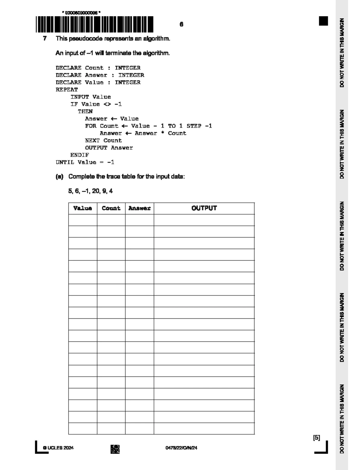 Algorithm Flowchart: Practice Works for Course 0478/22/F/M/25 - Studocu