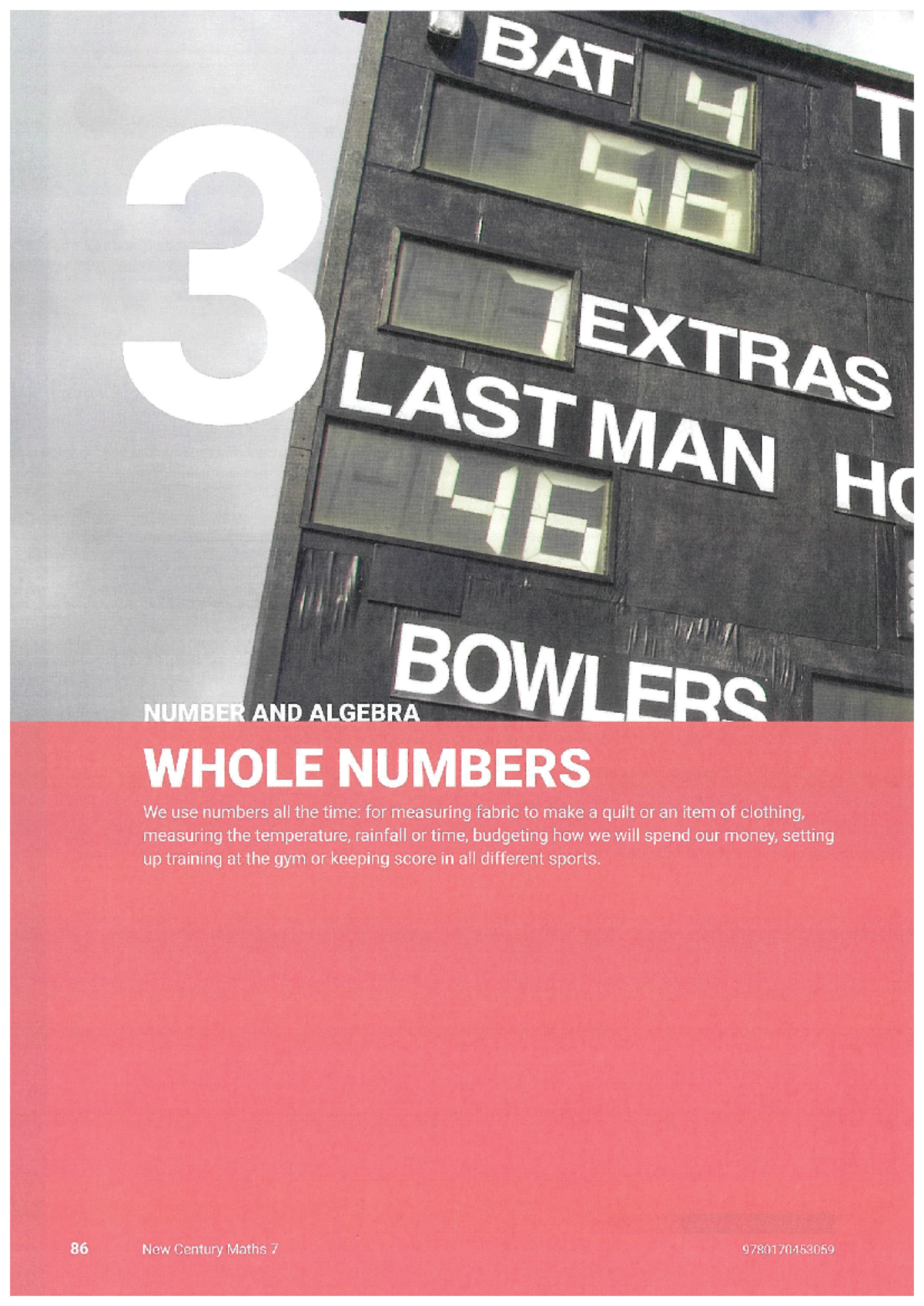 Chapter 3 - Whole Numbers: Comprehensive Study Guide for MATH 7 - Studocu