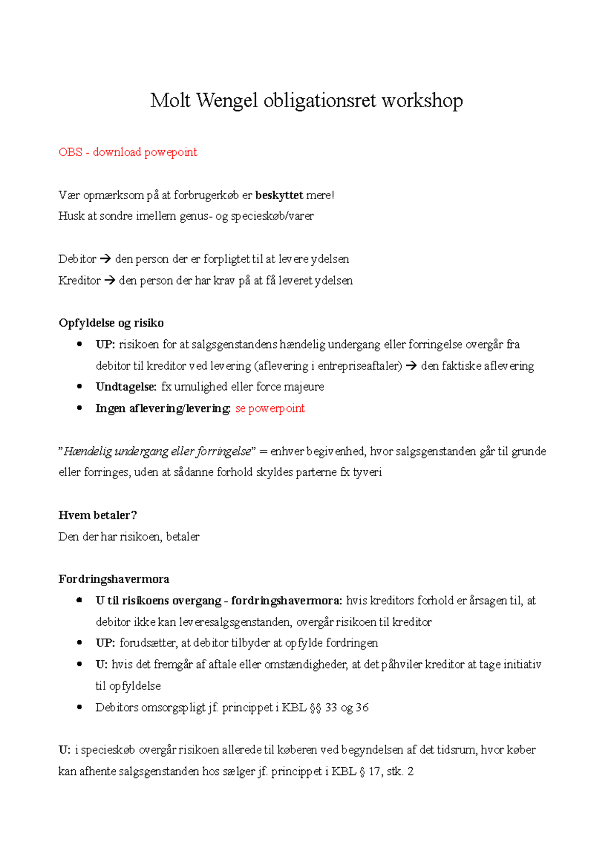 Molt Wengel Obligationer Workshop: Nøglepunkter og Risikohåndtering ...