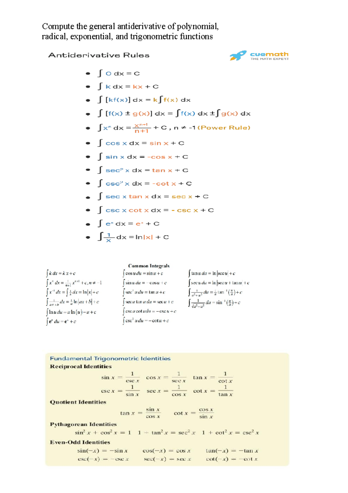 Basic cal reviewer - Science Technology Engineering Math - Compute the ...