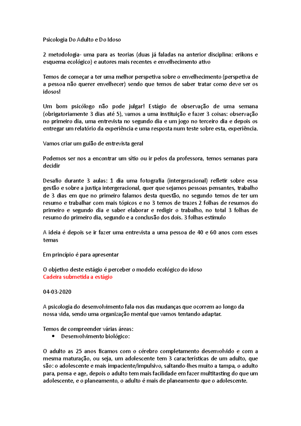 Psicologia Do Adulto e Do Idoso - Psicologia do desenvolvimento do ...