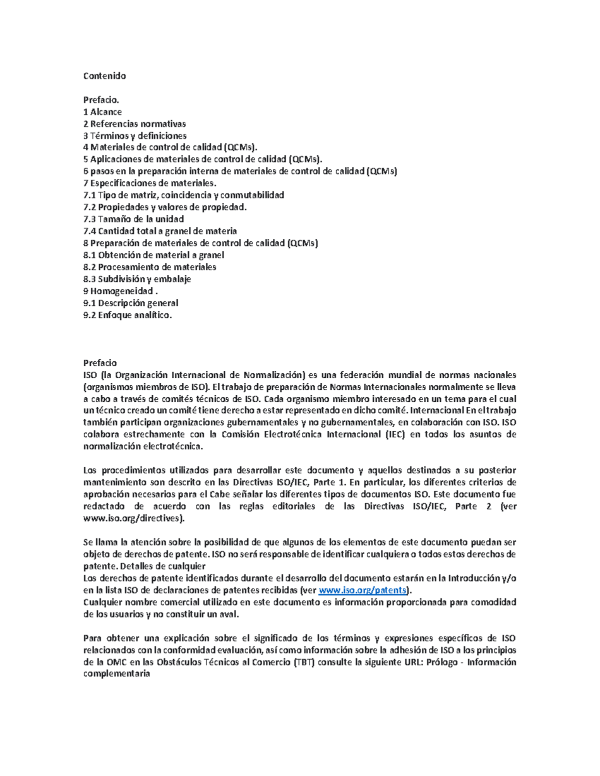 Guía ISO 80: Preparación y Aplicaciones de Materiales de Control de ...