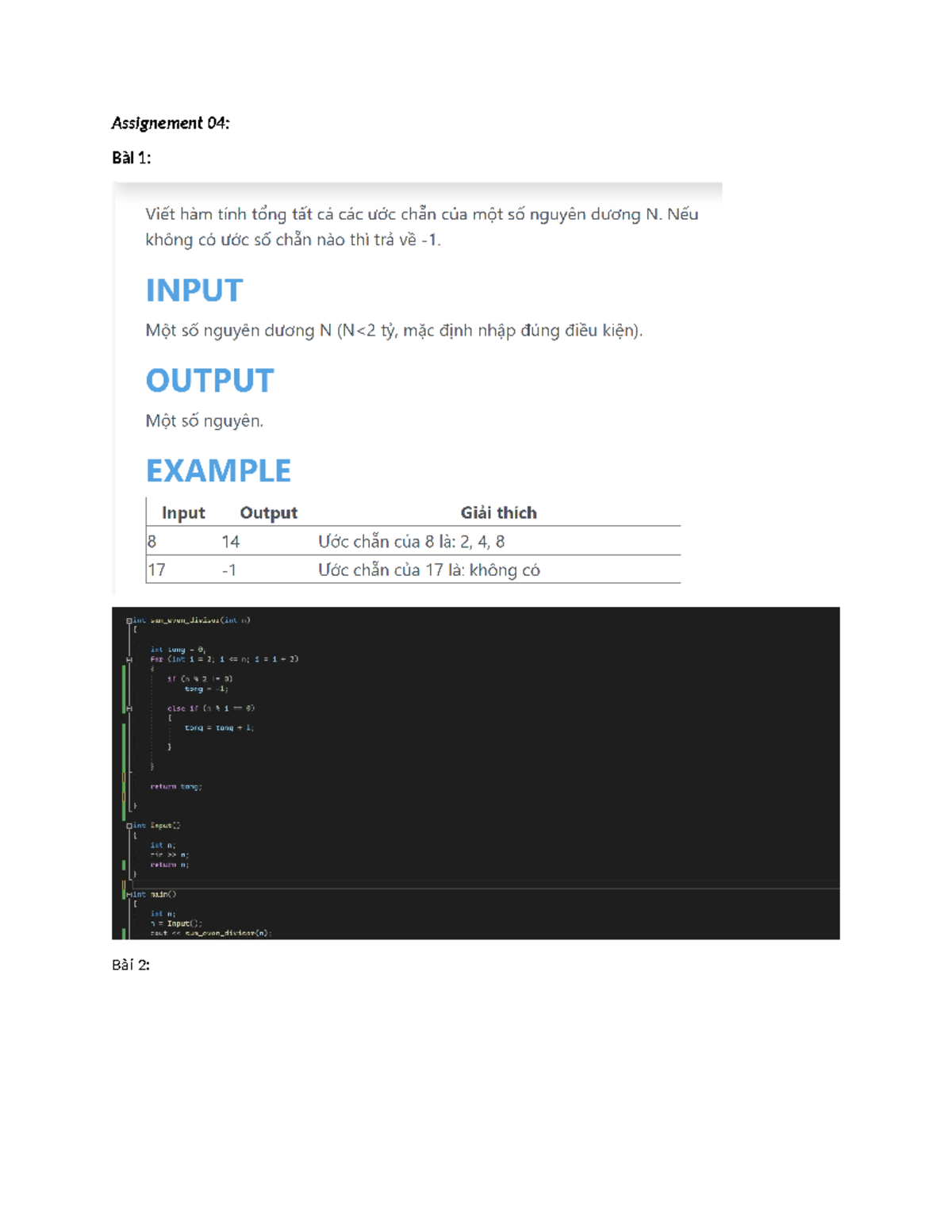 Assignement 04 - the same - data structure - Assignement 04: Bài 1 ...