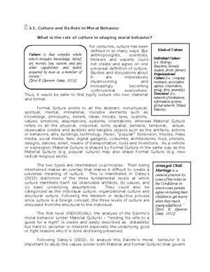 Ethics Module 3 and 4 Activities - Studocu