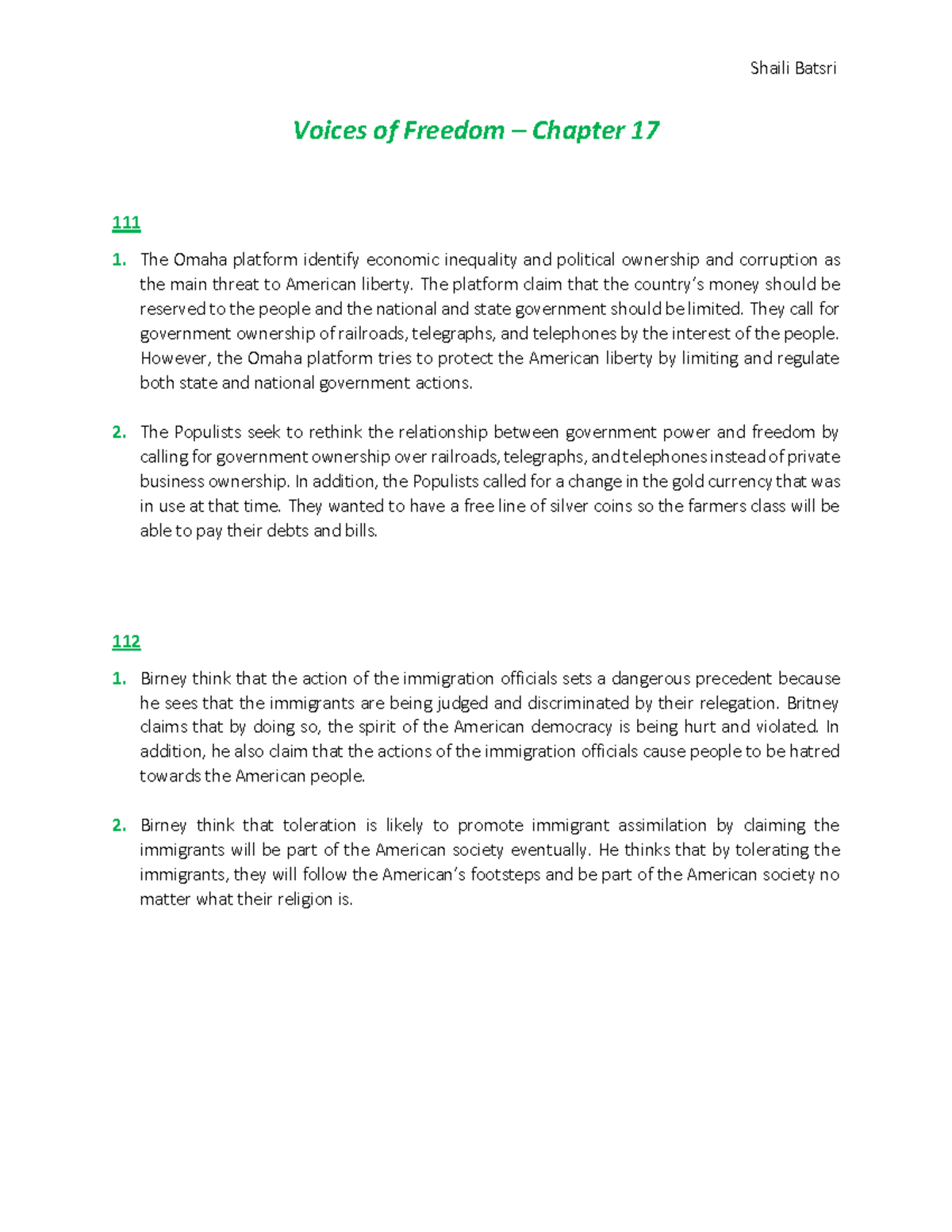 Voices of Freedom - Chapter 17: Economic and Social Justice Insights ...