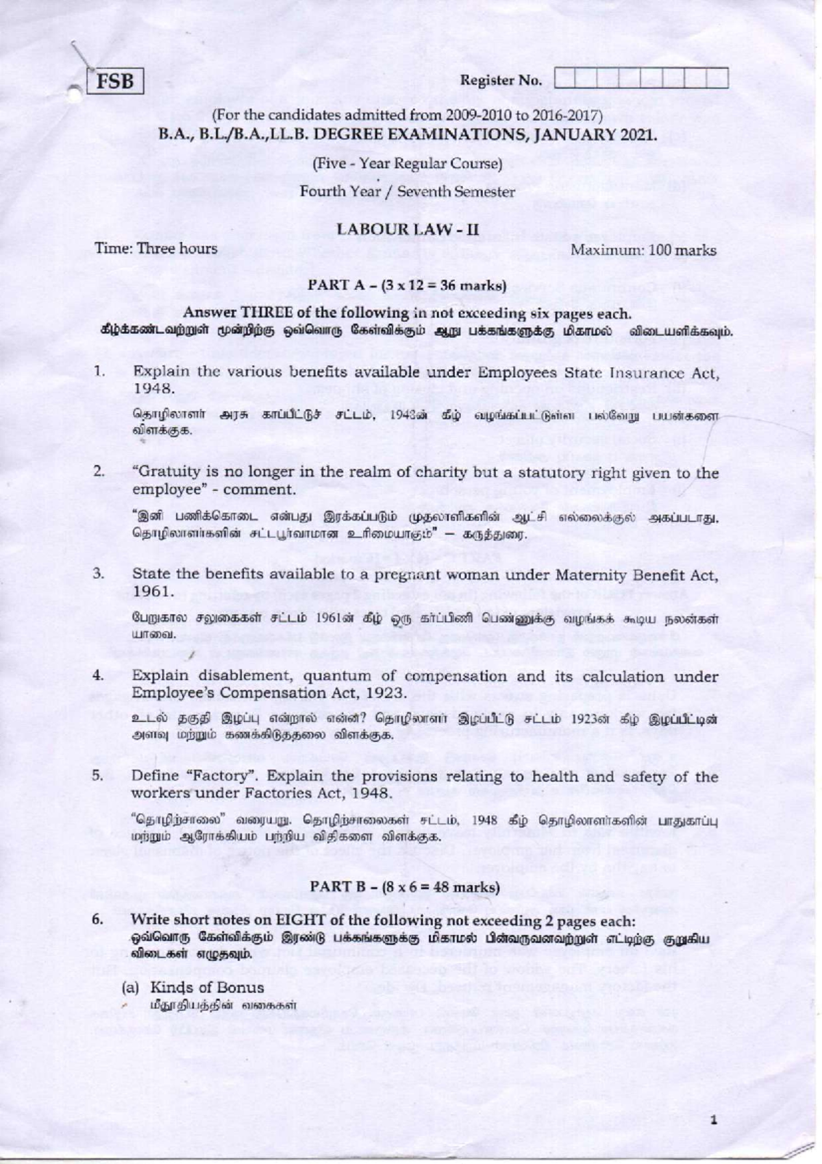 Labour Law 2: Key Concepts and Case Studies Overview - Studocu