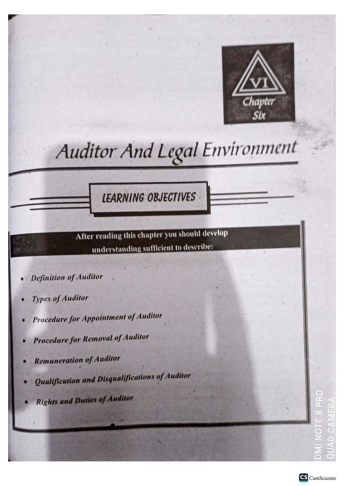 CS 116 Chapter 6: Auditor and Legal Environment Study Notes - Studocu