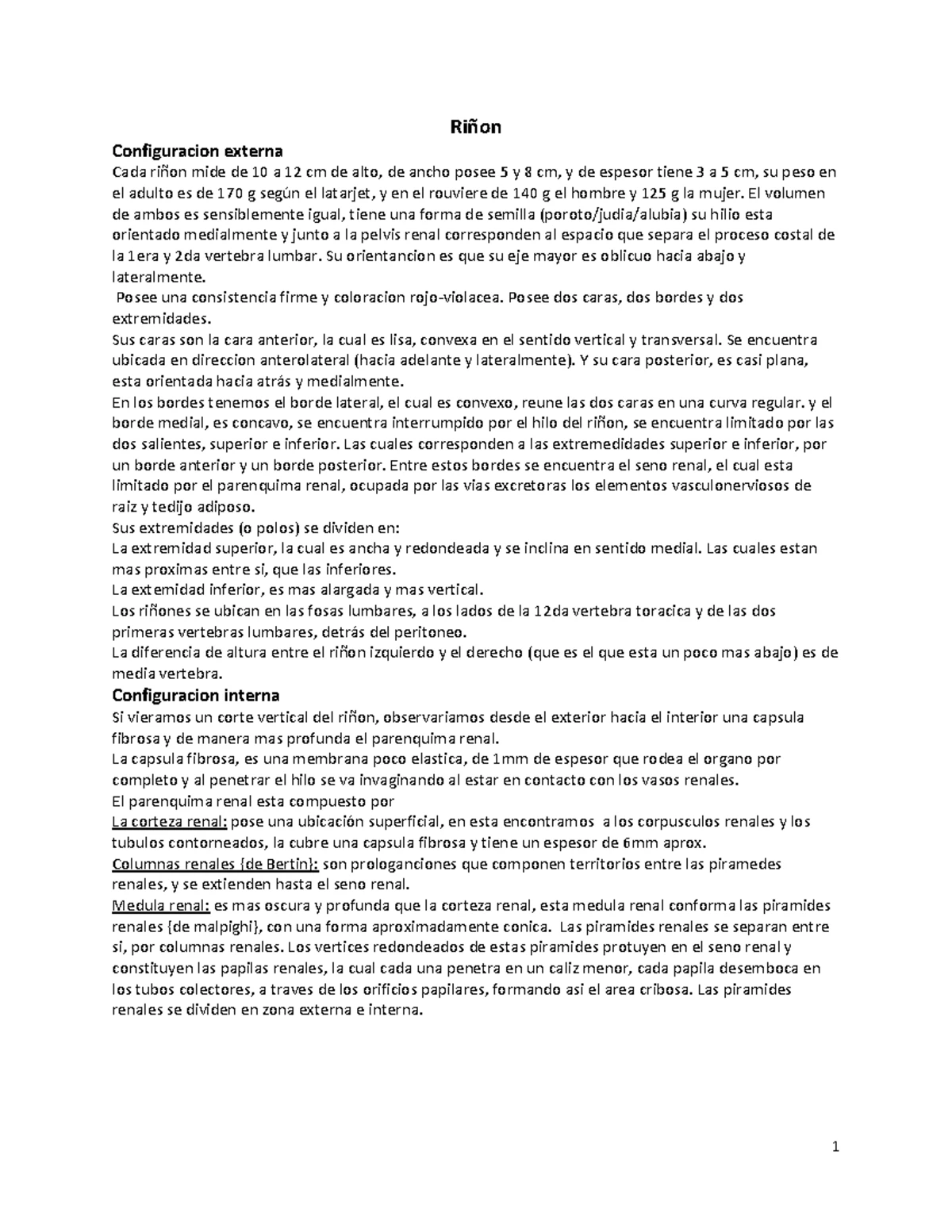 Embriología renal - resumen - Embriología renal. El aparato urinario se ...