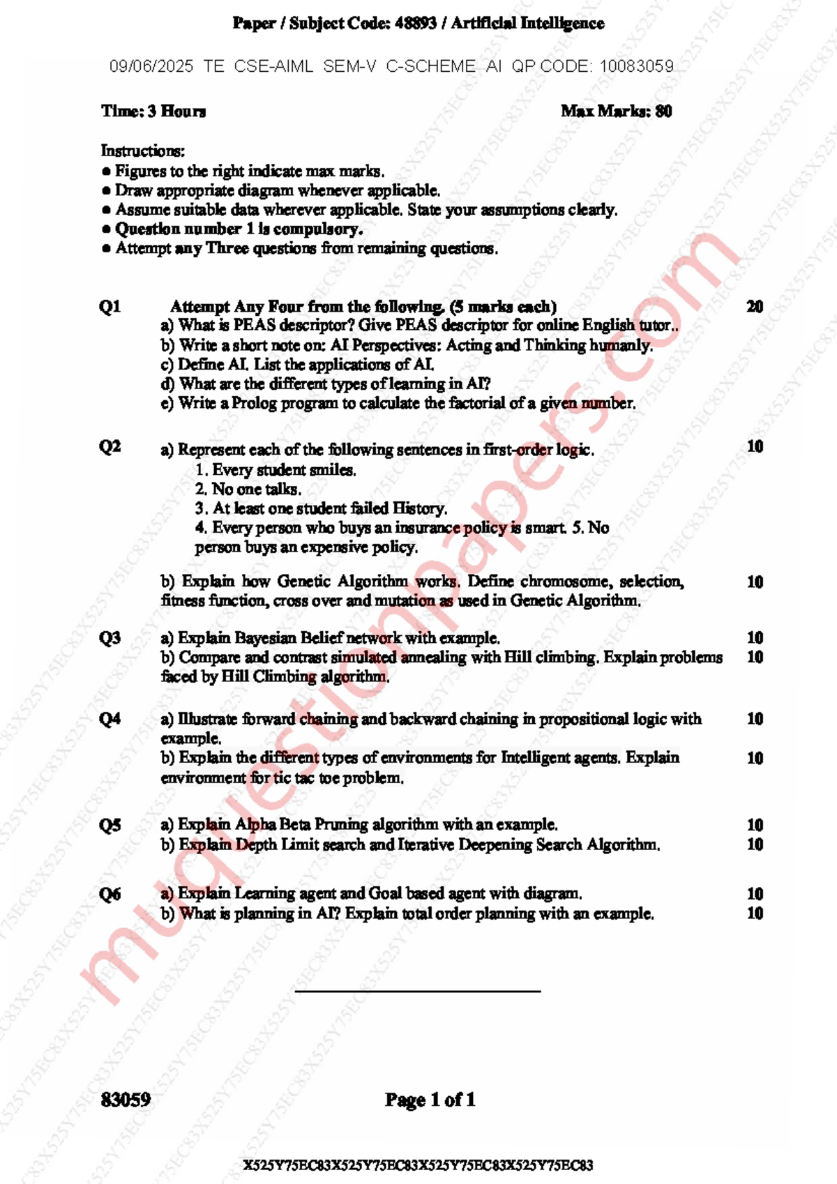 Artificial Intelligence Midterm Exam Notes - 48893 S23Y75EC - Studocu