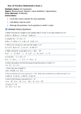 maths - Grade: 10 - Secondary School - Studocu