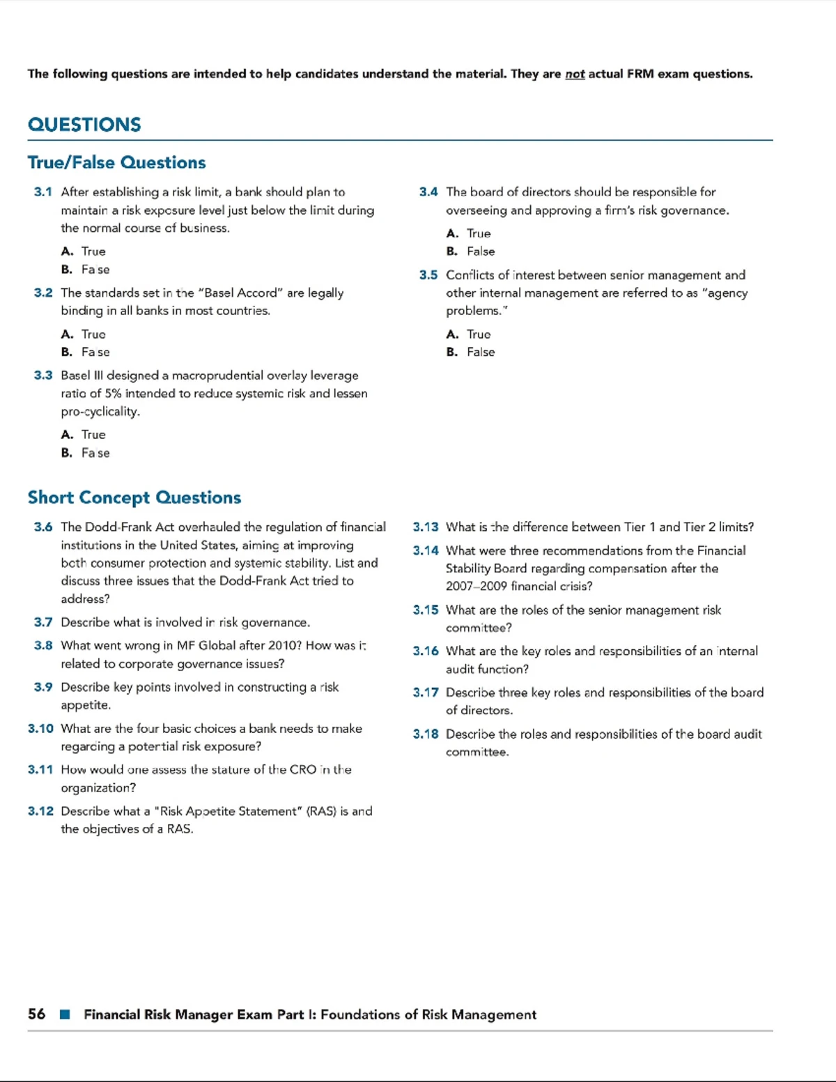 Chap 4 - Practice Questions for Quantitative Analysis (FRM) - Studocu