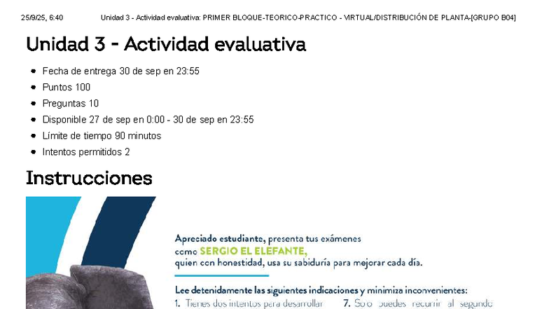 Parcial 6:40 Unidad 3 Actividad Evaluativa - Distribución de Planta - Document Preview