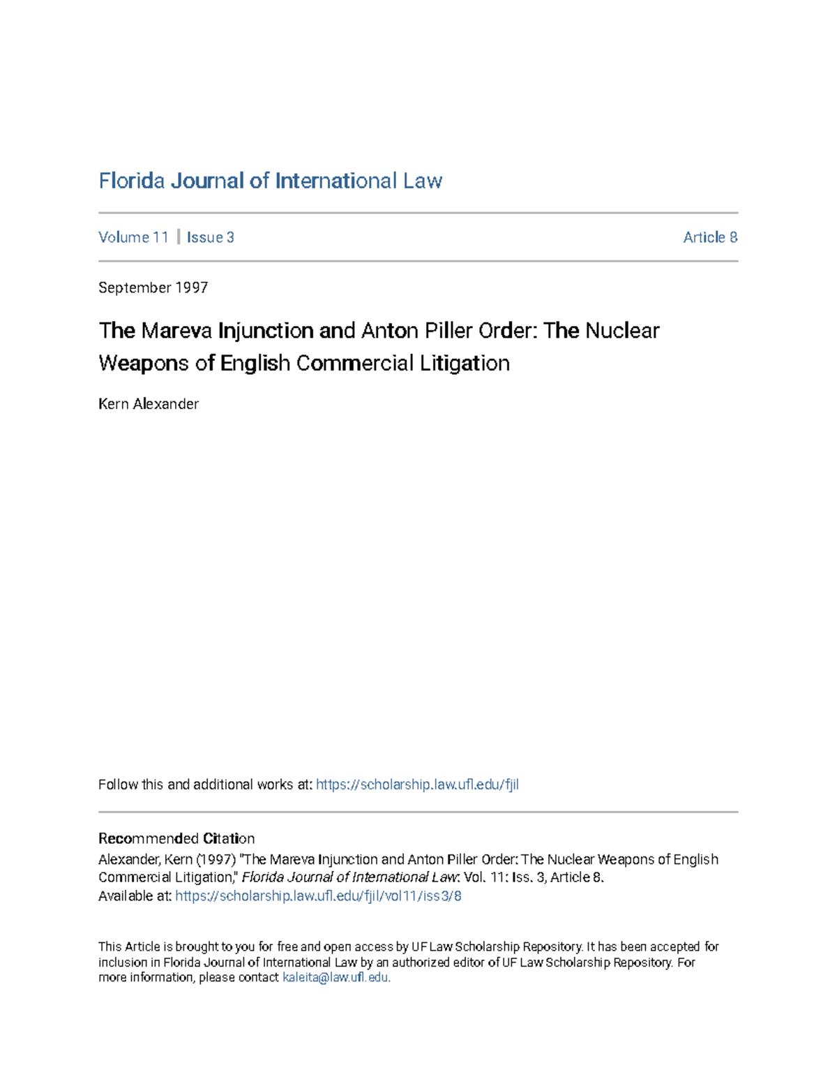 Mareva Injunction and Anton Piller Order: Key Insights from FL Int'l ...