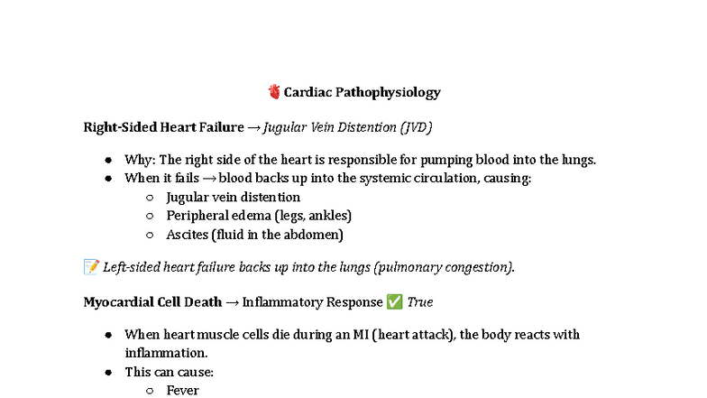 Pathophysiology of Heart Failure & JVD: Key Nursing Insights (30T ...