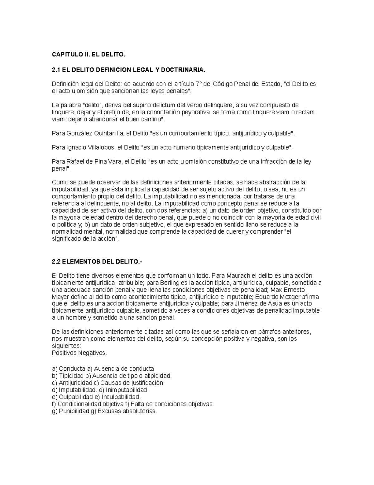 Teoría del Delito: Definiciones y Elementos Clave en el Derecho Penal ...