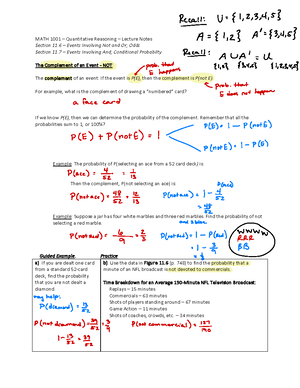 MATH 1001 Final Exam Study Notes: Understanding Combinations ...