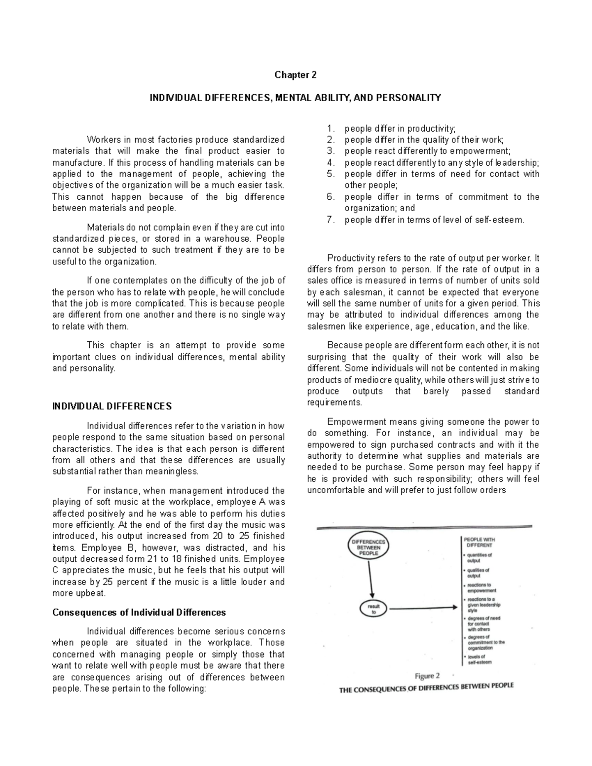 Chapter 2: Individual Differences, Mental Ability, and Personality in ...