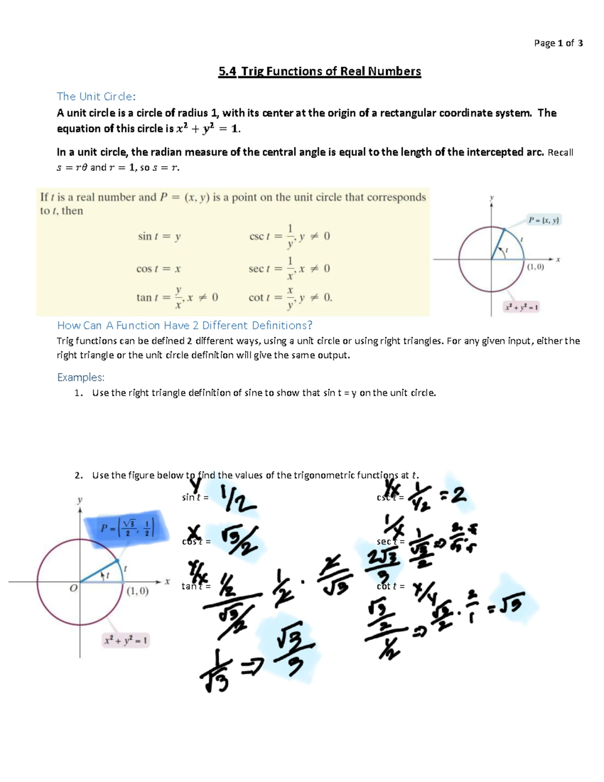 Math 1113 Practice Final Exam - Solutions and Techniques Guide - Studocu