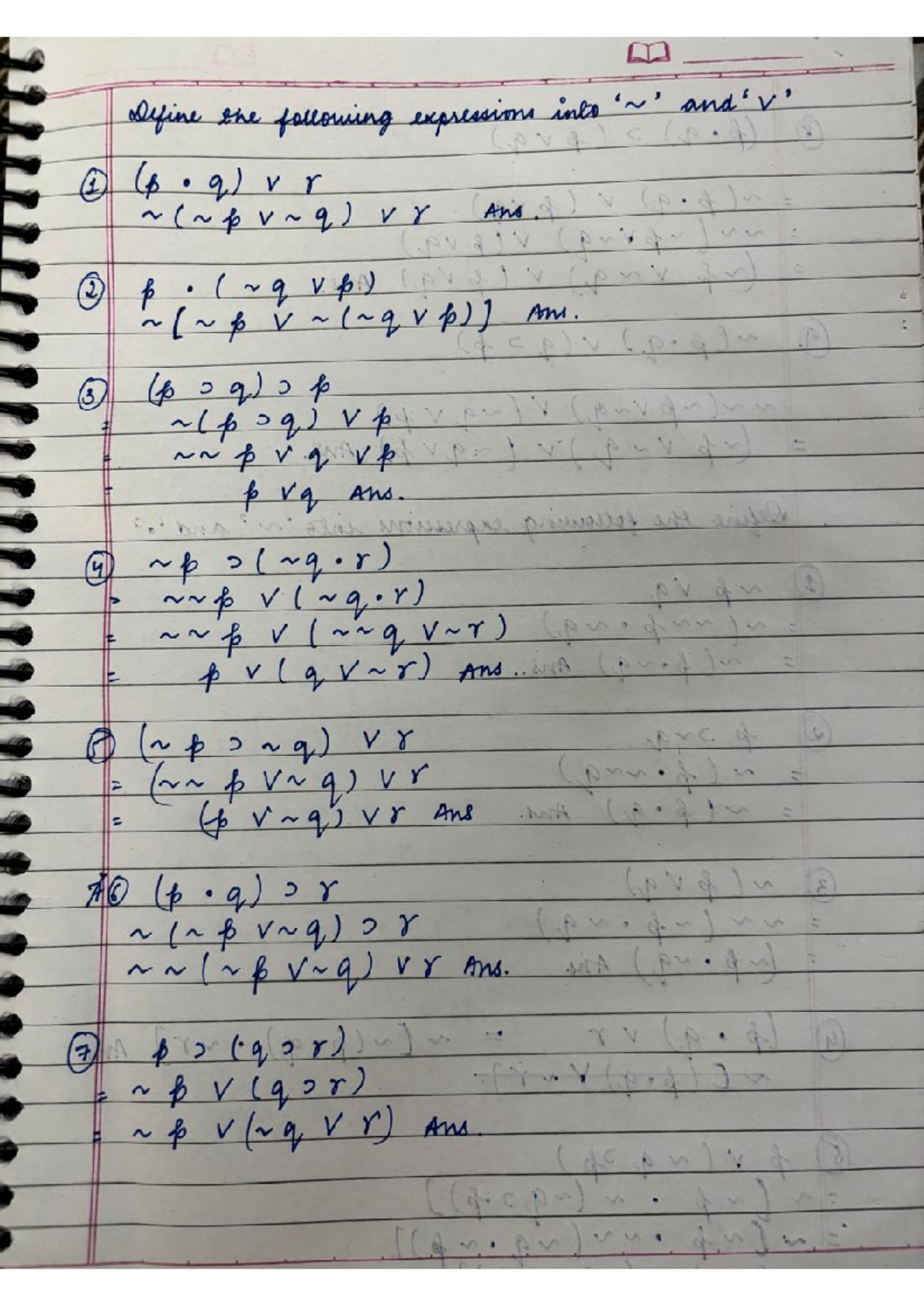 Interdefinability in Truth Functional Logic - Course Code: LOG101 - Studocu