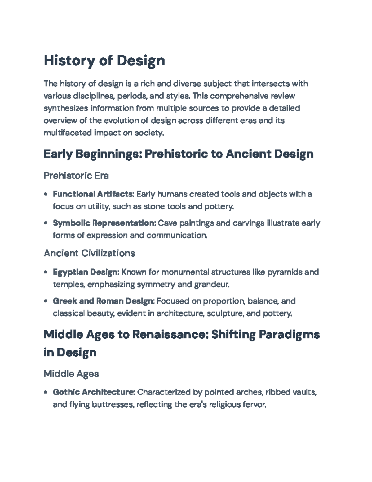 History of Design: Evolution, Movements, and Future Directions ...